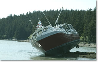 grounded vessel meaning