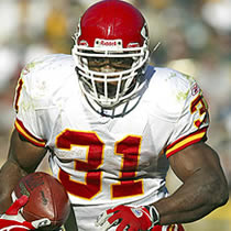 Priest Holmes' Promising Career Was Derailed Injury