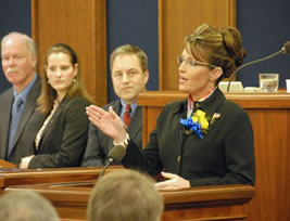 Alaska governor Sarah Palin's 2008 State of the State Address