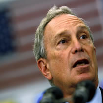 Michael Bloomberg said Monday that questions about a possible presidential bid were ridiculous, but Bloomberg would not deny making plans for a White House run.
