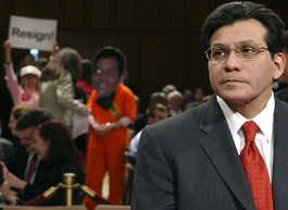 Pressure is mounting from some high-level Republicans for Attorney General Alberto Gonzales to resign his post.