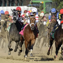 Big Brown is now the favorite to win the Triple Crown after a resounding victory Saturday in the Preakness.