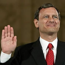 Chief Justice John Roberts was taken to a hospital Monday morning as a precaution after falling at his summer home in Maine.