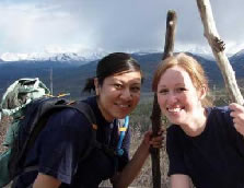 One of the two missing backpackers in Alaska's Denali National Park for five days, called her mother Wednesday morning and told her she and her friend were well and needed a rescue.
