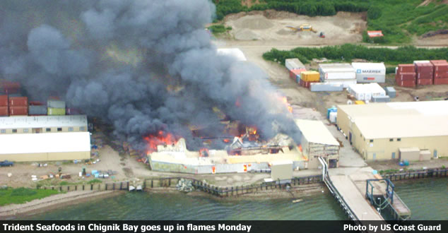Trident Seafood plant fire