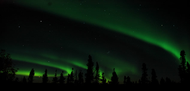 Aurora Borealis (Northern Lights) in Tok, Alaska