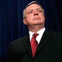 Dick Durbin, the second-ranking Democrat in the Senate, is accusing the Bush administration of manipulating negative information in its highly anticipated Iraq report that will be released next week.