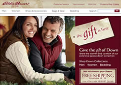 Apparel retailer Eddie Bauer has agreed to be purchased by two private equity firms for $286 million in cash, the clothing chain announced Monday.