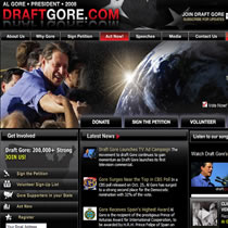 DraftGore.com has been launched as a last-ditch effort to convince Al Gore to run for President.