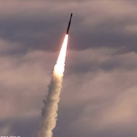 Ballistic missile launched from Kodiak, Alaska