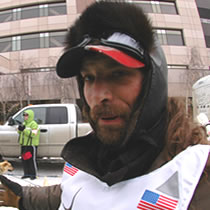 Lance Mackey is still leading the 2008 Iditarod Trail Sled Dog Race as he mushed his team into the Yukon River checkpoint at Ruby, Alaska, on Friday.