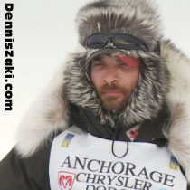 Lance Mackey running the Iditarod