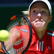 Justin Henin is retiring immediately from competitive tennis, the world No. 1-ranked women's tennis player announced in a shock news conference.