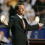 Democratic Presidential candidate John Edwards says former New York City Mayor Rudy Giuliani is taking every opportunity to exploit the memory of 9/11 for political purposes.