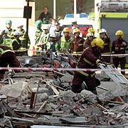 A building in England has partially collapsed in the Victoria area of central London.