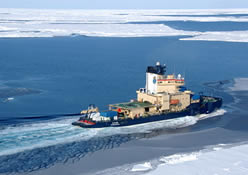 The Swedish icebreaker Oden