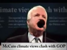 John McCain has launched a new television ad Tuesday titled Global, claiming McCain's differences with the Bush administration over global warming.