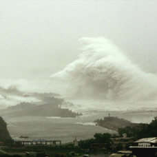 Typhoon Krosa clobbered China's south-eastern coast near the border of densely populated Zhejiang and Fujian provinces.