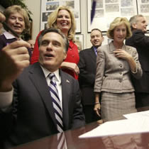 Mitt Romney said Fred Thompson was wrong for misrepresenting his position on immigration.