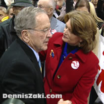 Convicted criminal Ted Stevens and Lisa Murkowski